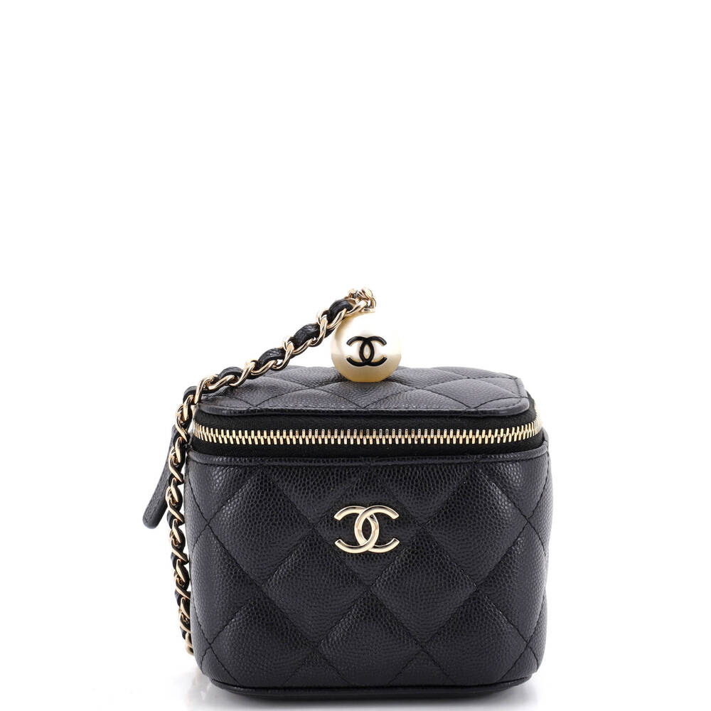 Chanel Classic Pearl Vanity Case With #259703C36B